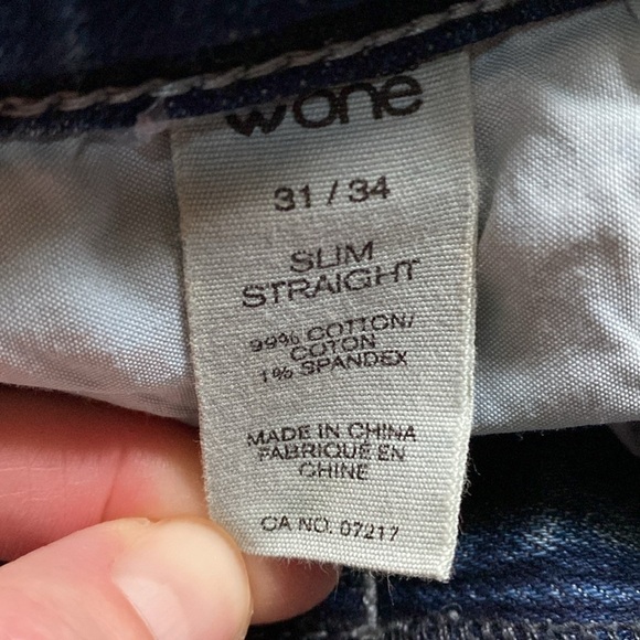 WAREHOUSE ONE | Slim Straight Jeans - Picture 5 of 5